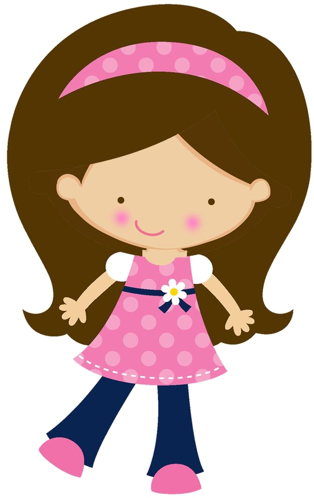 Cute Girl Png Free Download - Niña Clipart (736x1097)