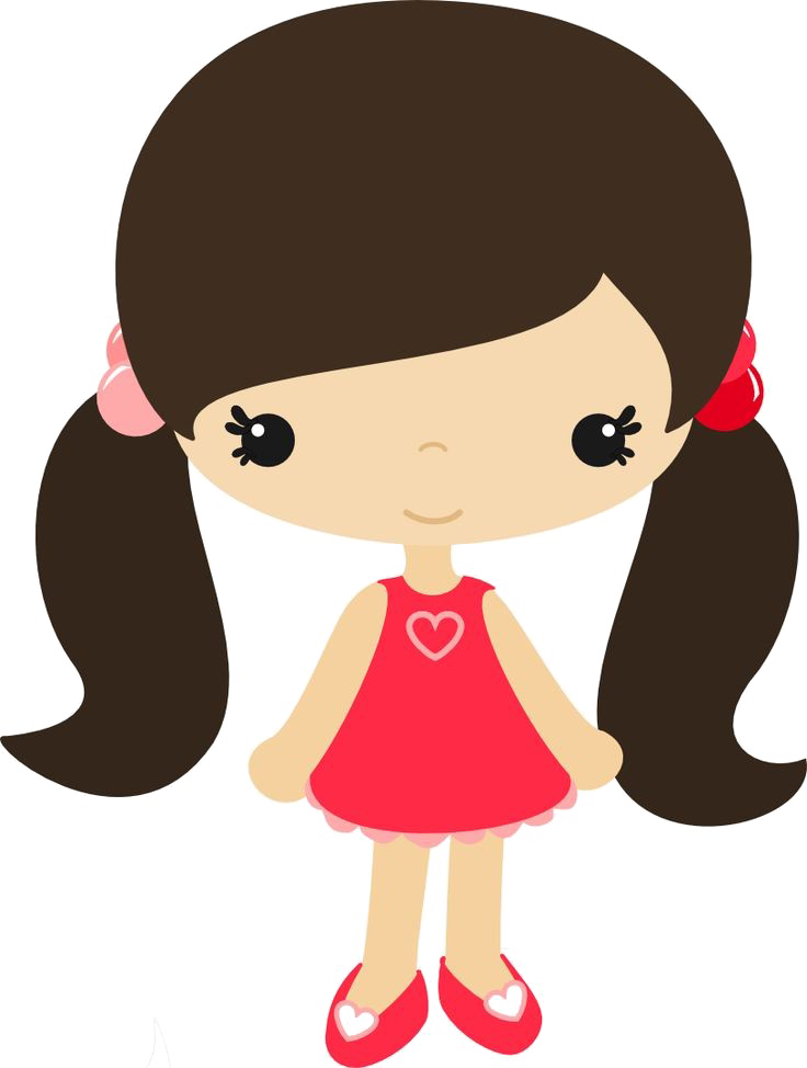 Cute Girl Png Photo - Girl Clipart Png (736x974)