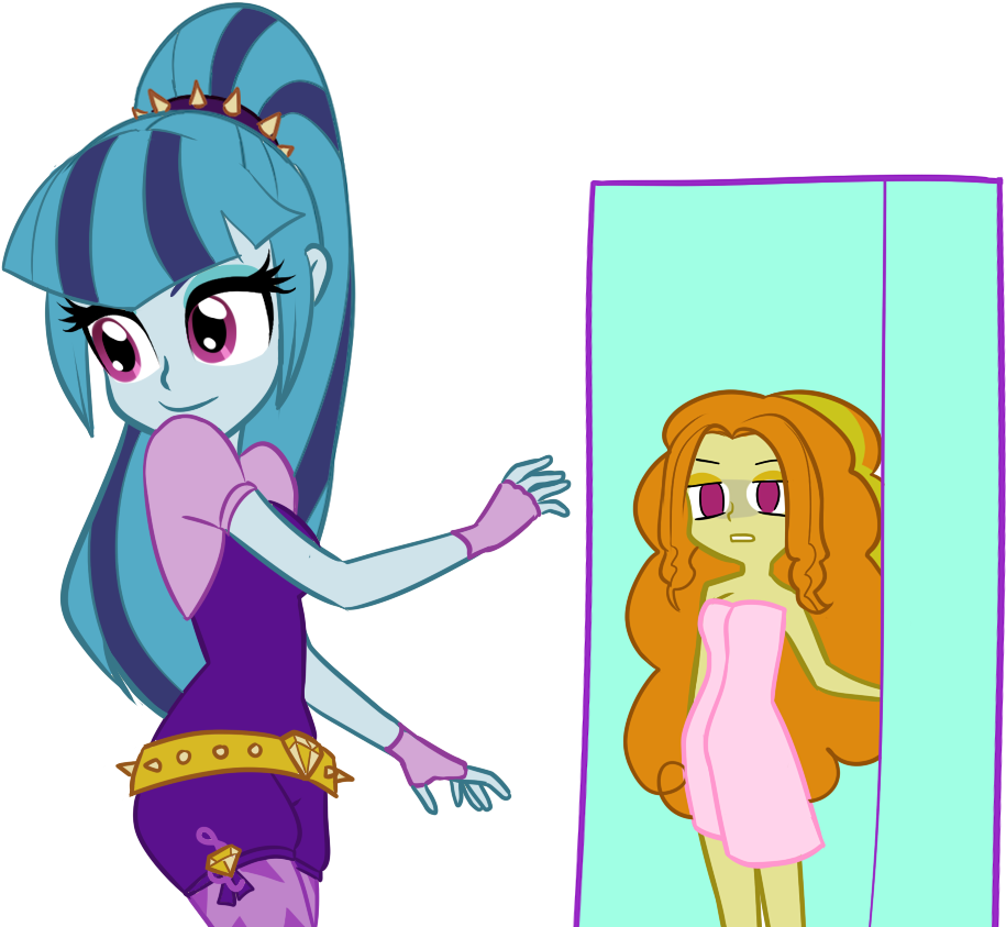 My Little Pony Equestria Girls Rainbow Rocks Adagio - Adagio Dazzle And Sonata Dusk (972x862)