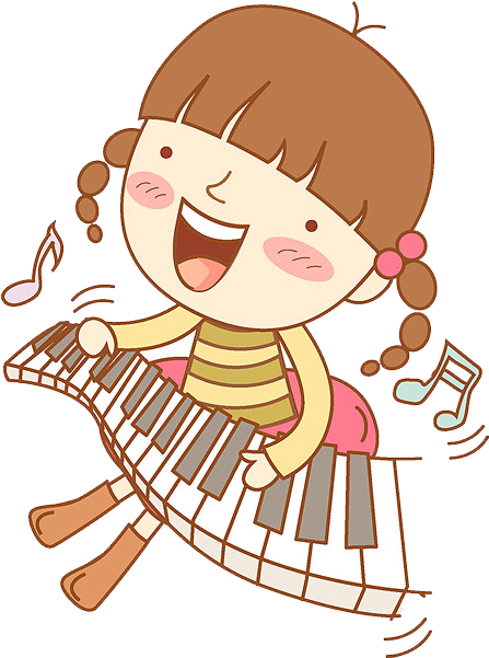 Singing Cartoon Illustration - Full Marks In Test (600x600)