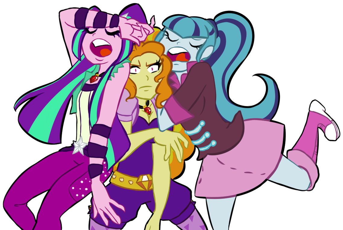 The Dazzlings Squad My Little Pony Equestria Girls - Cartoon (1280x818)