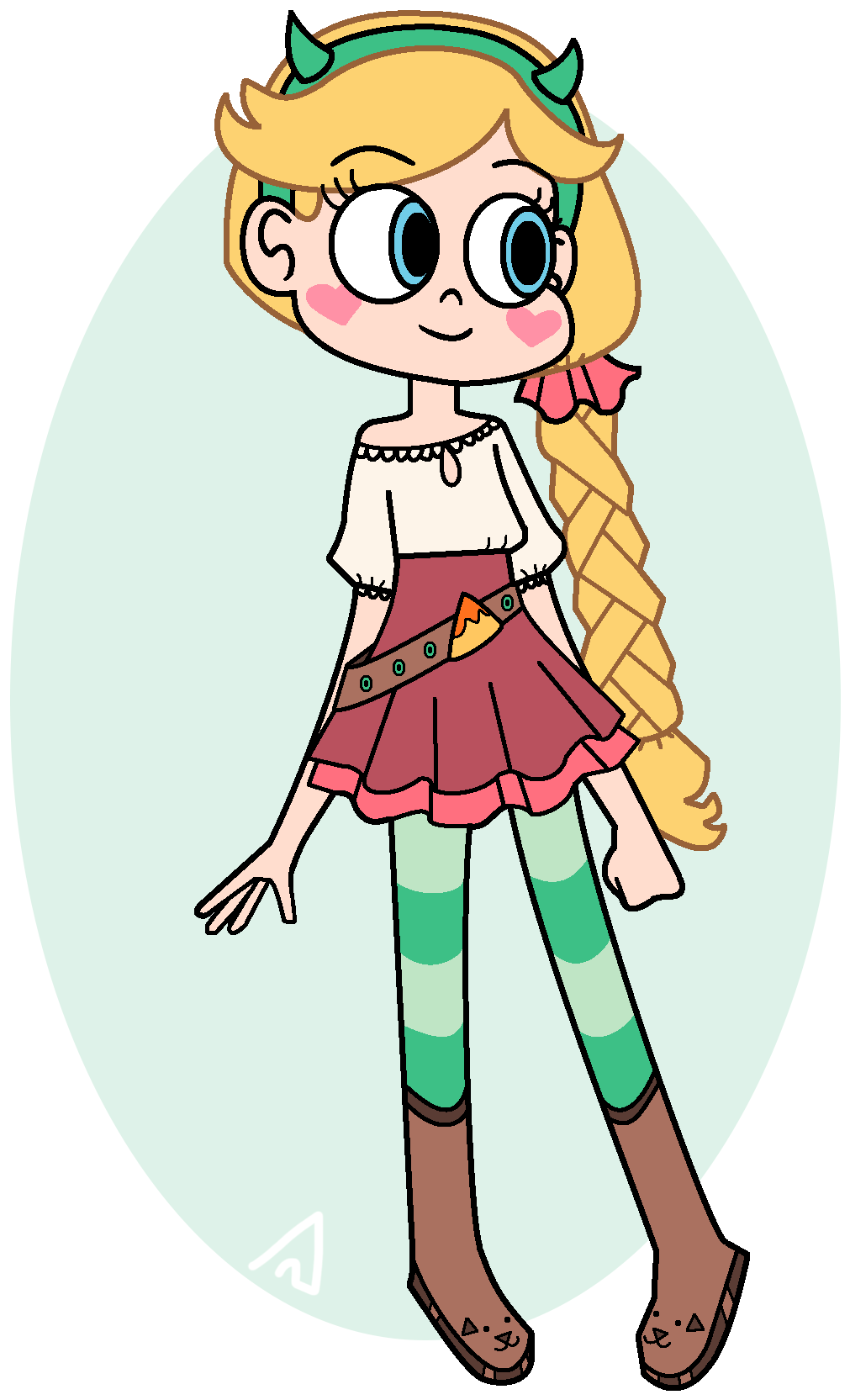 Star's Fiesta Dress By Cragy-paste - Star Vs. The Forces Of Evil (1066x1707)