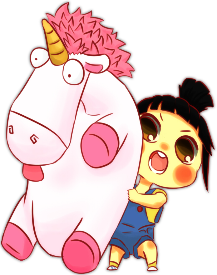 Agnes Drawing Unicorn Despicable Me - Agnes Drawing Unicorn Despicable Me (695x880)