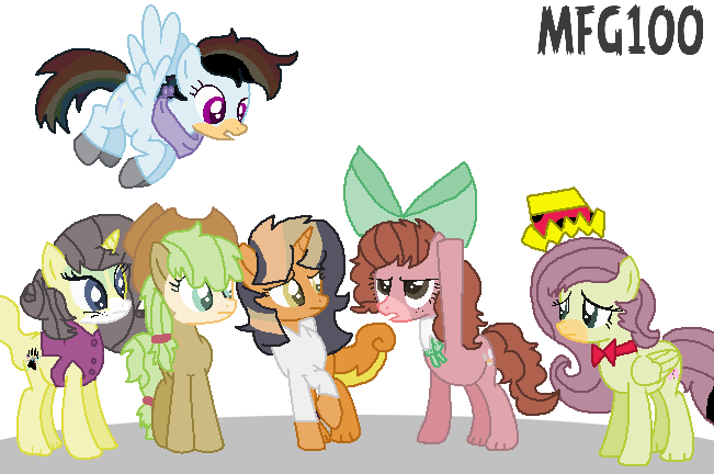 60verse Mane 6 Next Gen By Mixelfangirl100 - Comics (651x432)