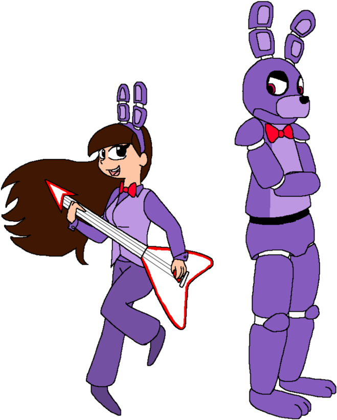 Fnaf Bonnie And Bonnie By Grovylefangirl1997 On Deviantart - Fnaf Bonnie Side View (900x888)