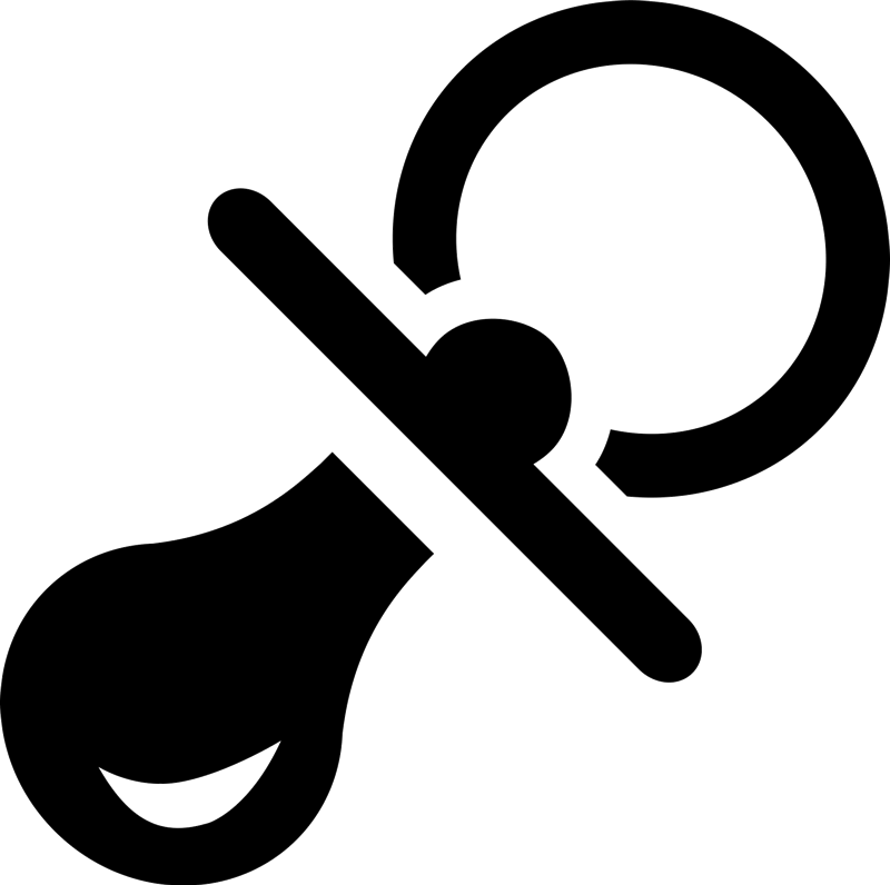 Baby Pacifier Stamp - Pacifier (800x796)