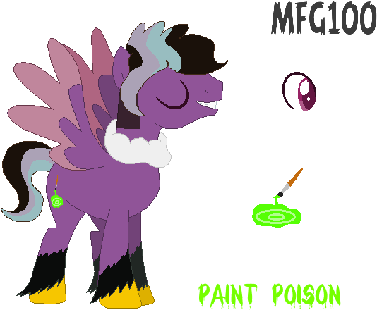 Paint Poison By Mixelfangirl100 - Art (585x468)
