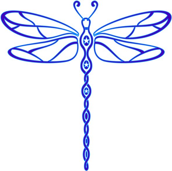 Blue Dragonfly Clipart - Dragonfly Wings Clipart (1024x1024)