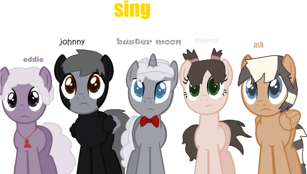 Sing Mlp Characters By Mixelfangirl100 - Sing Characters As Ponies (1024x610)