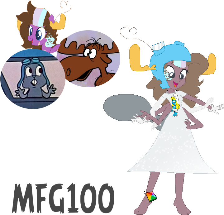 Lanveder Moose Squirrel By Mixelfangirl100 - Comics (848x730)