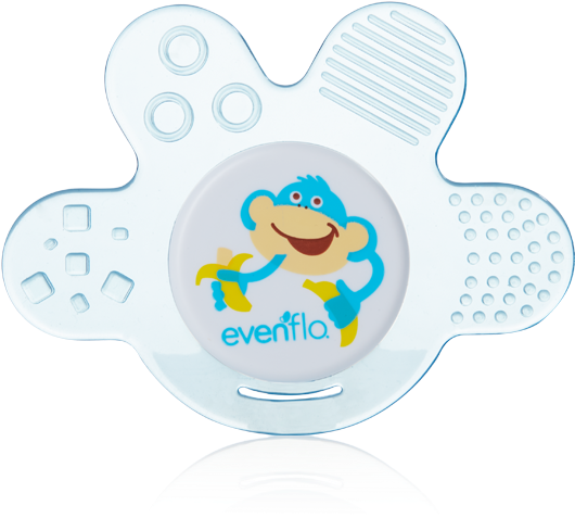 Zoofriendssoftsoother Bluepng - Evenflo Zoo Friends Chewy Soother Paw Blue (550x550)