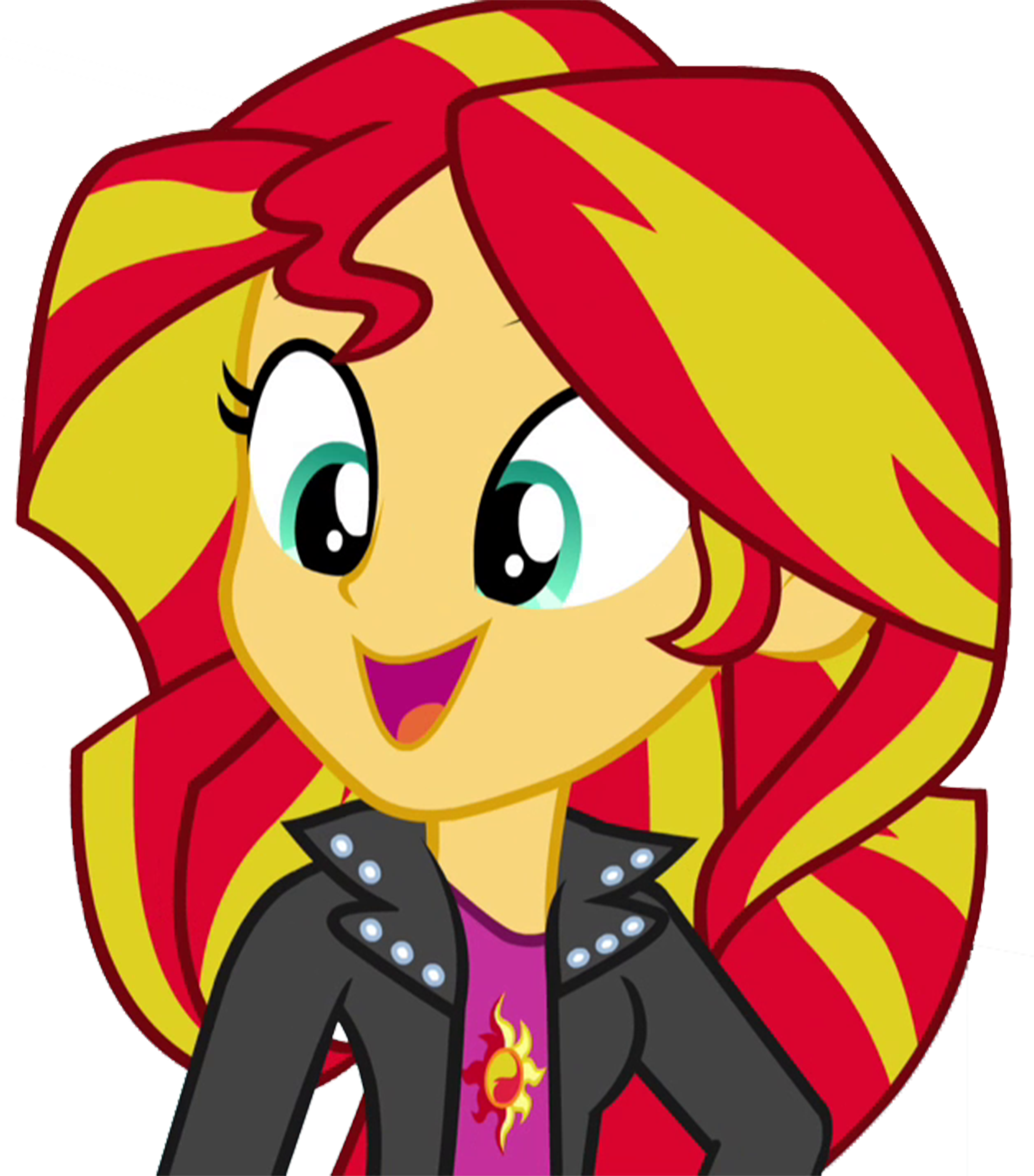 Background Pony Vector Sunset Shimmer Vector 1 - Rainbow Rocks Sunset Shimmer (3140x3570)