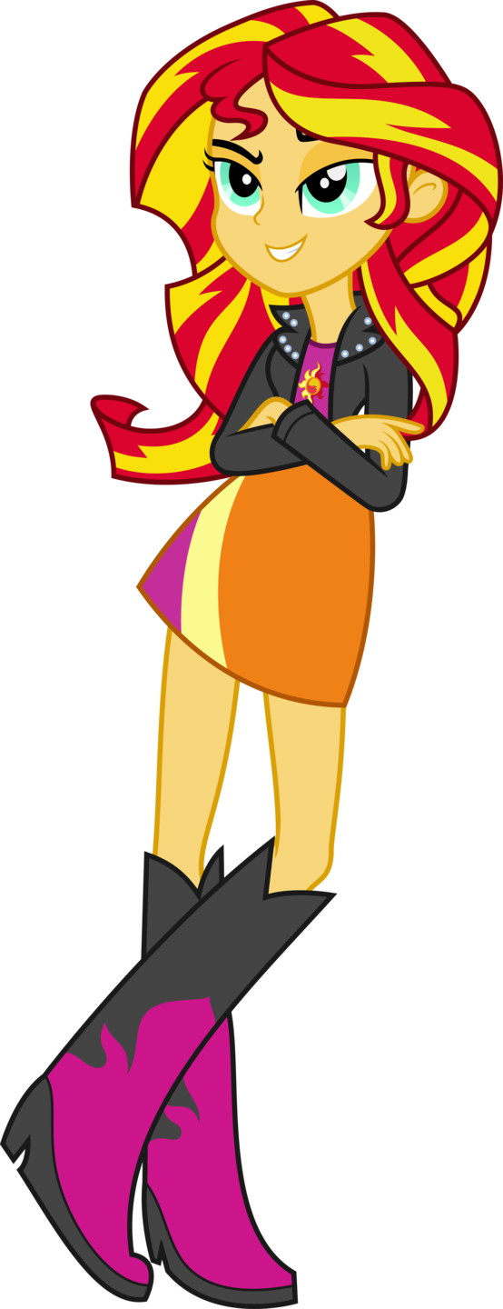 My Little Pony - Sunset Shimmer Png (554x1440)