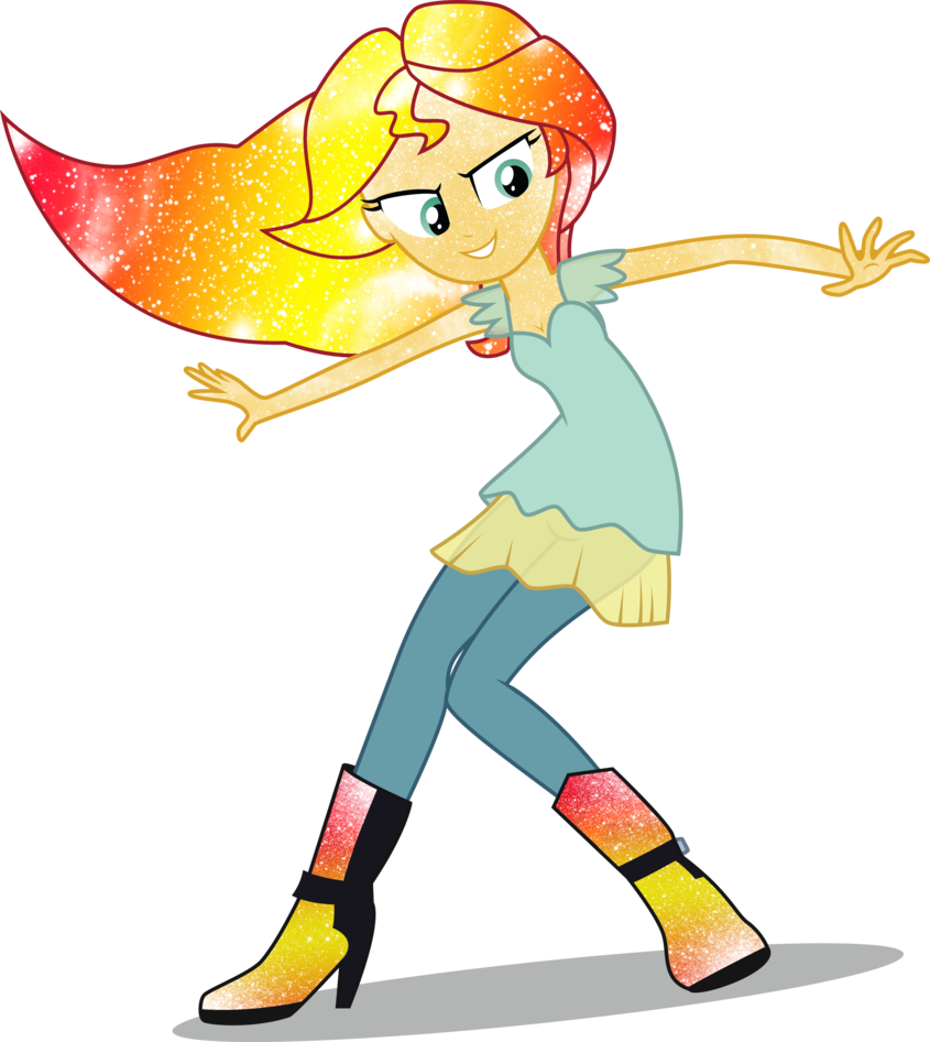 Equestria Girls Sunset Shimmer Crying - Sunset Shimmer Eg Good (845x946)