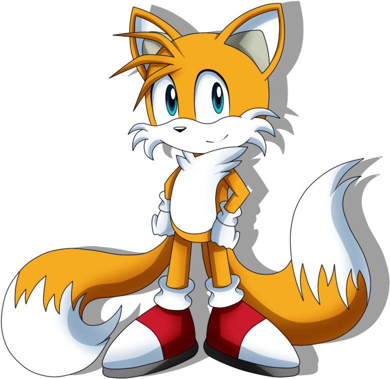 Speed Drawing Miles Tails Prower By Kristal559 - Miles Tails Prower Drawing (800x878)