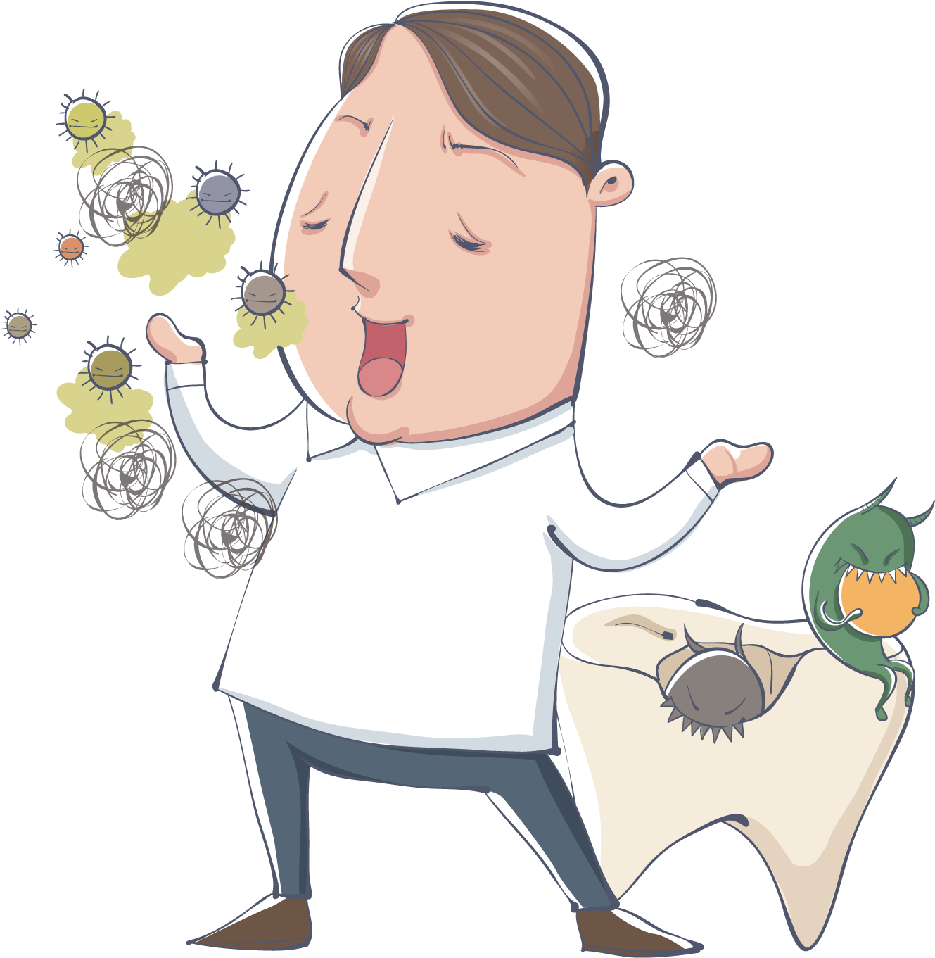 Mouthwash Bad Breath - Mouthwash Bad Breath (1500x1501)