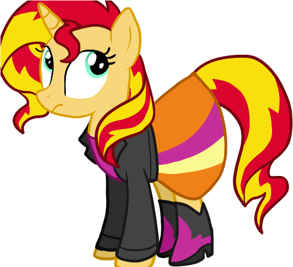 My Little Pony Equestria Girls Sunset Shimmer Sad - Mlp Sunset Shimmer Outfits (607x521)