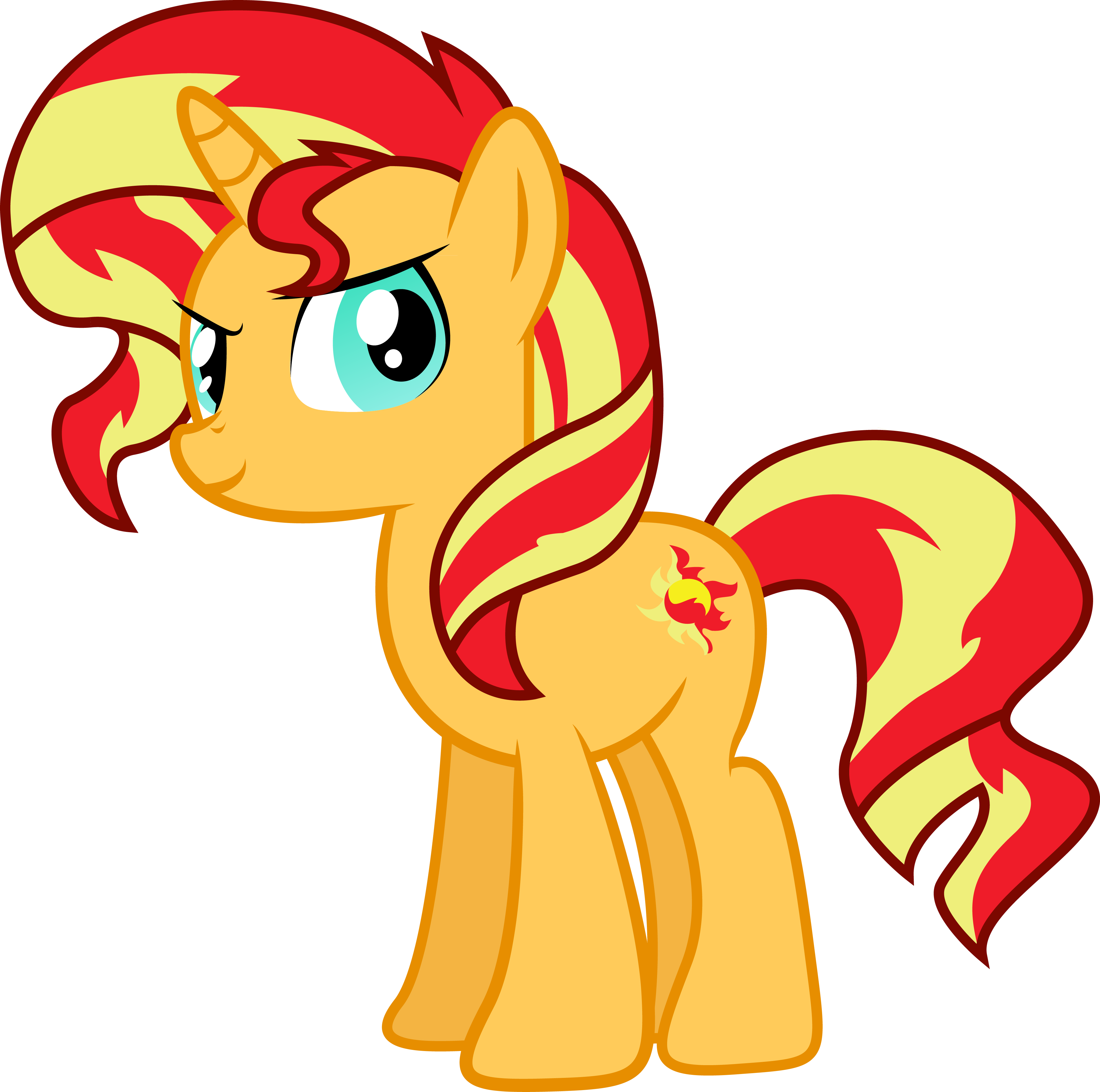 Coloring Pages Of My Little Pony Equestria Girls Sunset - My Little Pony Sunset Shimmer (3974x3944)