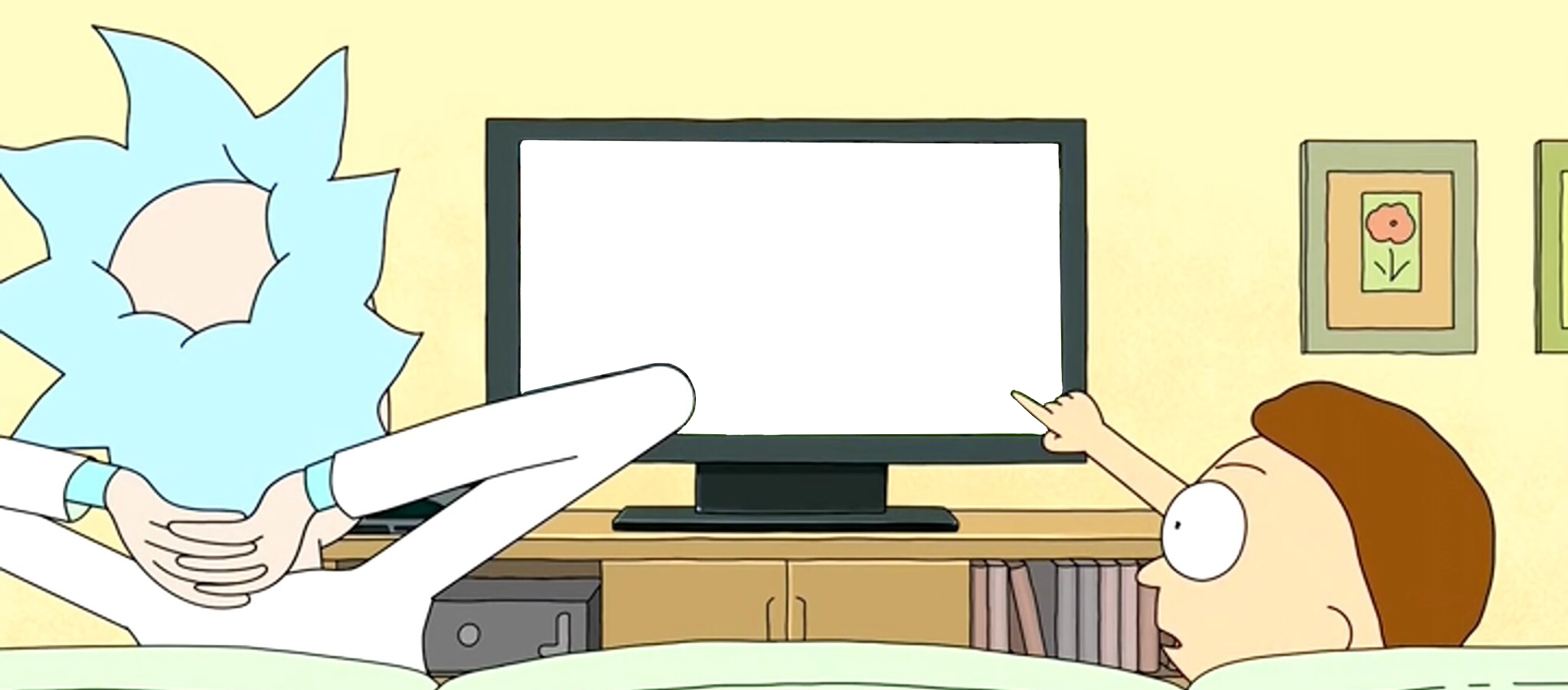 The Image With Transparency~ - Wafer Cookie Rick And Morty (2048x901)