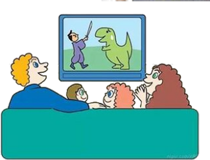 Television Show Animation Child Film - Ver Television En Familia Dibujo (745x550)