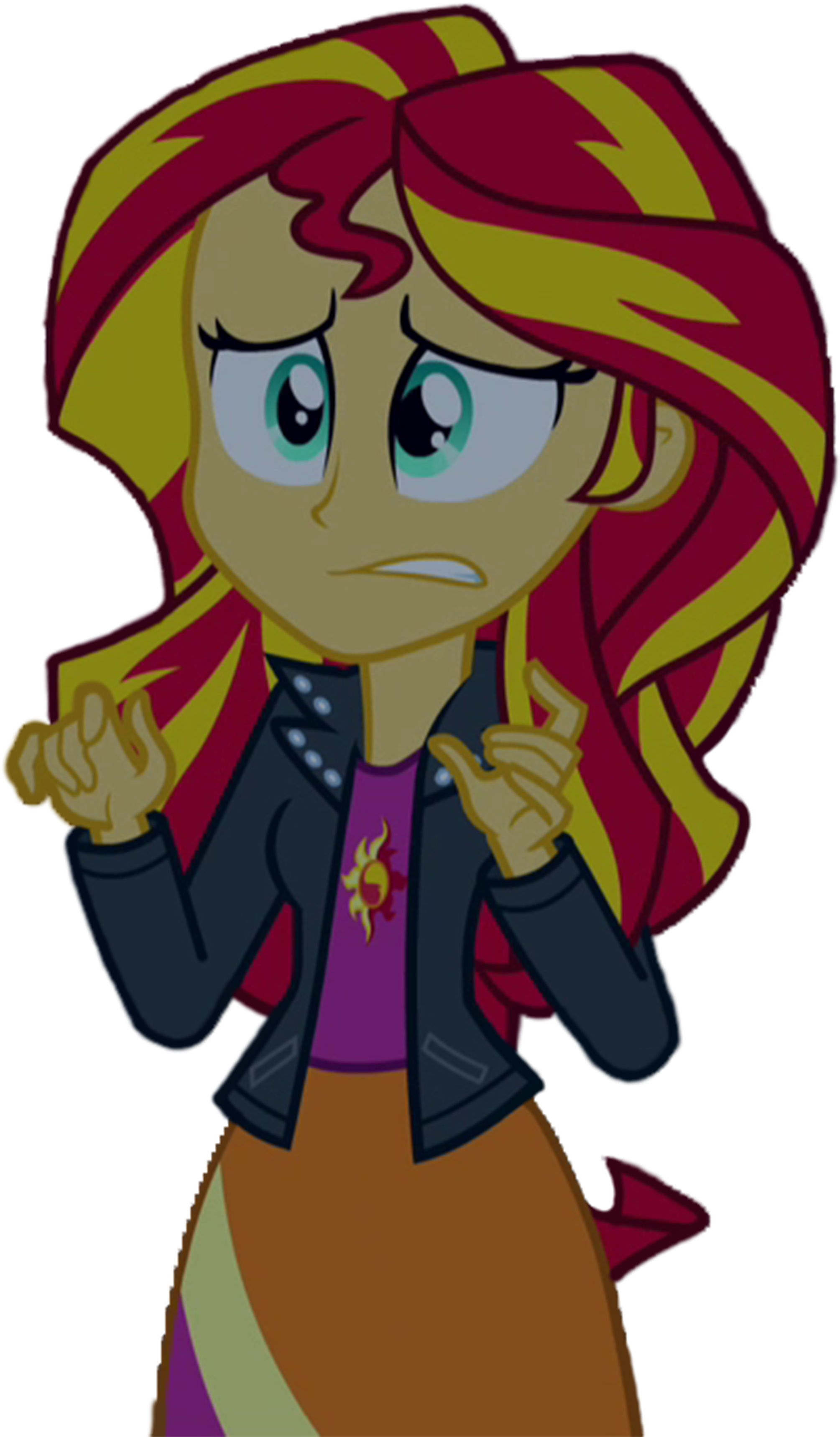 Sunset Shimmer Scared - Equestria Girls Sunset Shimmer Scared (2009x3437)
