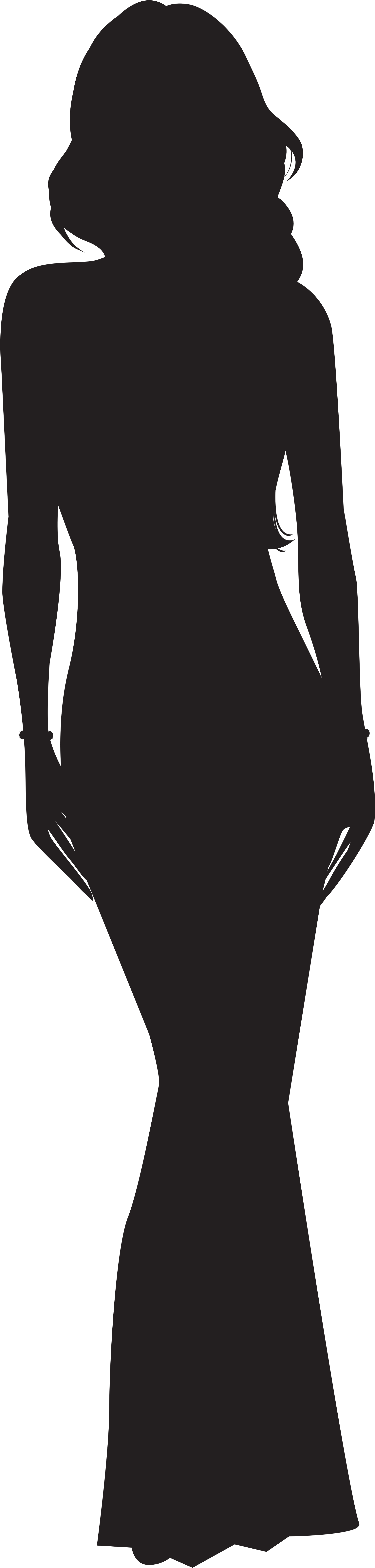 Woman Silhouette Clipart - Woman Silhouette Clip Art (2065x8000)