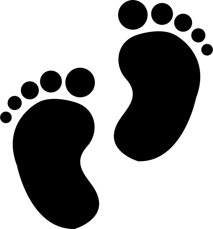 Baby Feet Stamp - Baby Stamp (747x800)