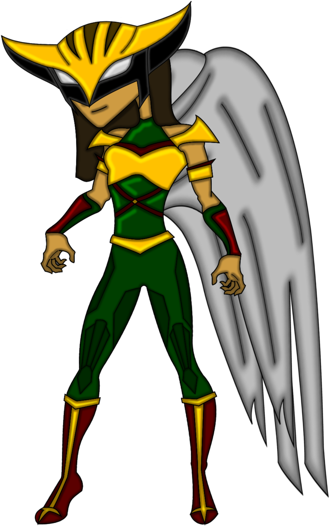 Hawkgirl By Alvsjm - Cartoon (700x1140)