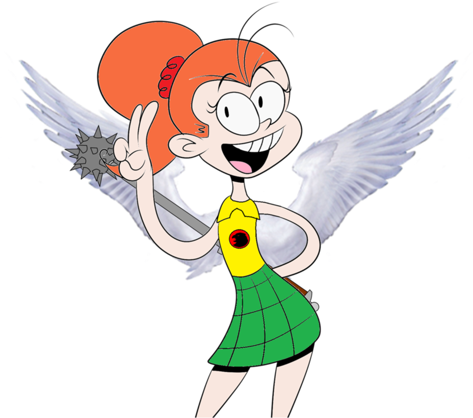 Luan As Hawkgirl By Gokuxvlegend - Cartoon (938x852)
