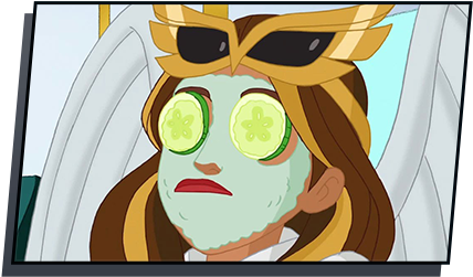 Hawkgirl's Day Off - Cartoon (429x280)