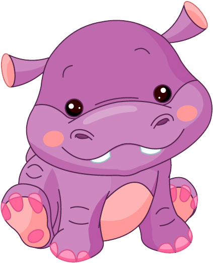 Hippopotamus Cartoon Clip Art - Hippopotamus Cartoon Clip Art (800x1035)
