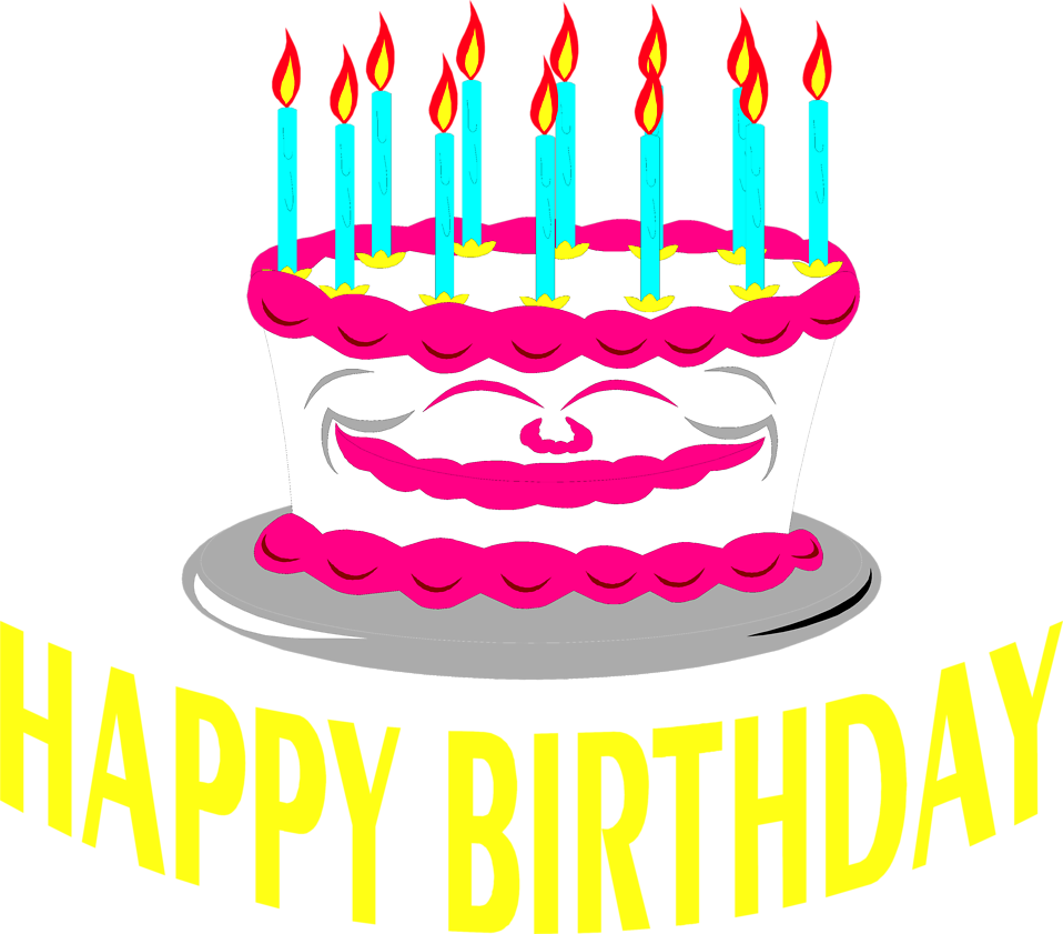 Happy Birthday Png Cake Images - Happy Birthday Cake With Transparent Background (958x841)