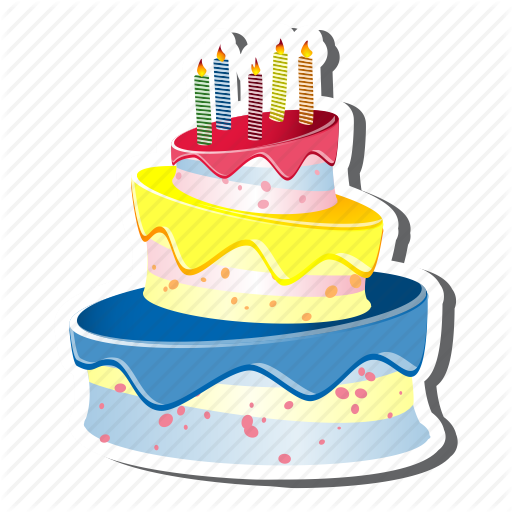 Birthday Cake Icons No Attribution Image - Happy Birthday Cake Icon (512x512)