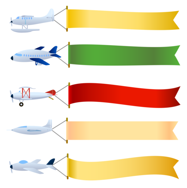 Baby Craftsschool Daysetiquettebannerclip Arthandmade - Airplane Flying With Banner (600x670)