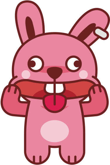 Rabbit Easter Bunny Cartoon Illustration - Rabbit Easter Bunny Cartoon Illustration (900x900)