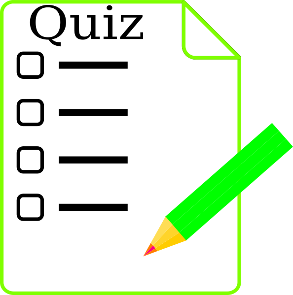 Quiz Clip Art At Clker - Quiz (594x599)