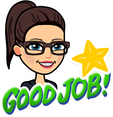 Suggestions To Ponder Smore Newsletters For Education - Bitmoji Good Job (398x398)