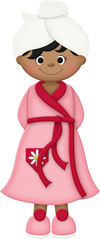 Album - Adult In Bath Robe Clip Art (337x800)