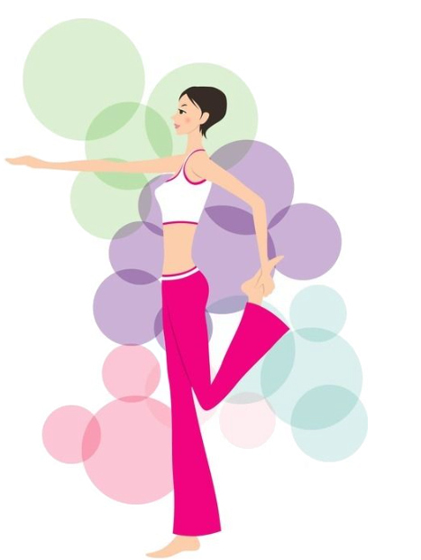 Yoga Woman Illustration - Yoga Woman Illustration (905x802)