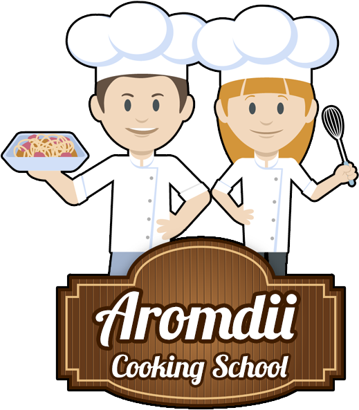 Aromdii Family Cooking School - School (563x633)