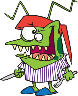 Bedbug - Clipart - Cartoon Pest Control Bugs (326x400)