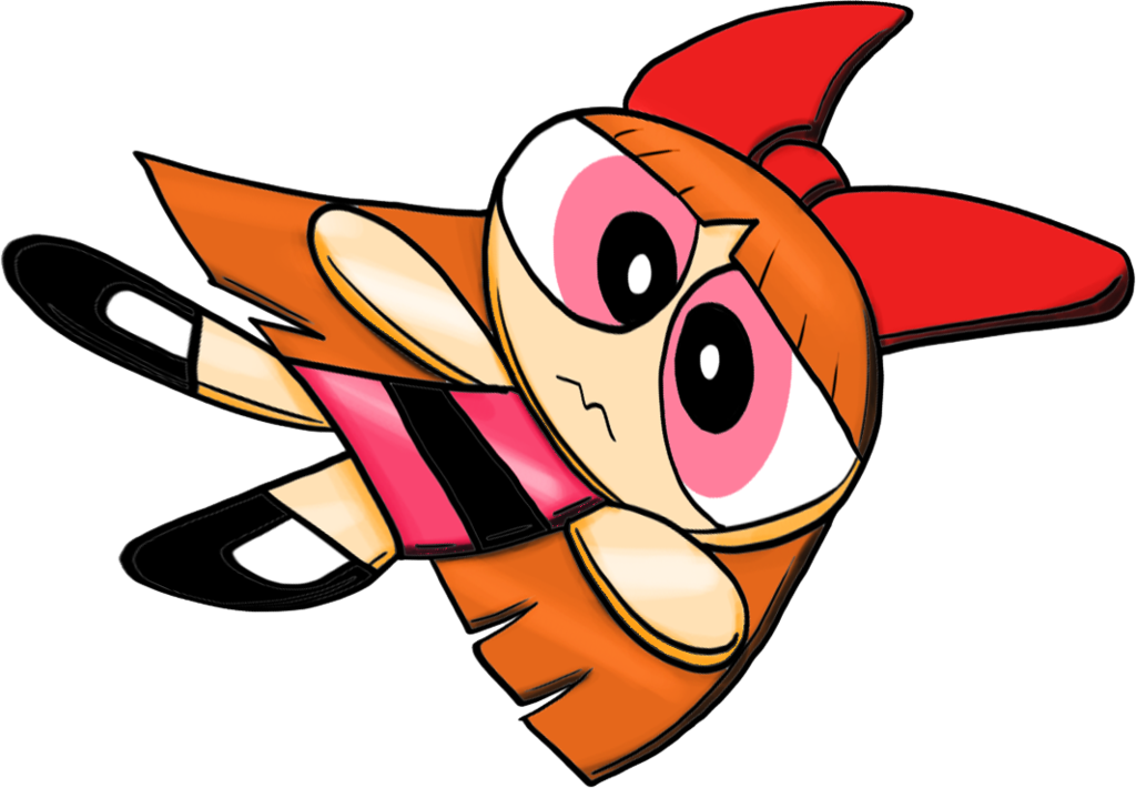 Blossom Flattened By Juacoproductionsarts - Blossom Powerpuff Girls Z Inflated (1024x710)