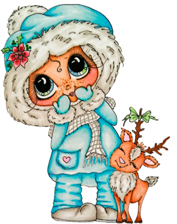 Happychristmas - Sherri Baldy Png (451x600)