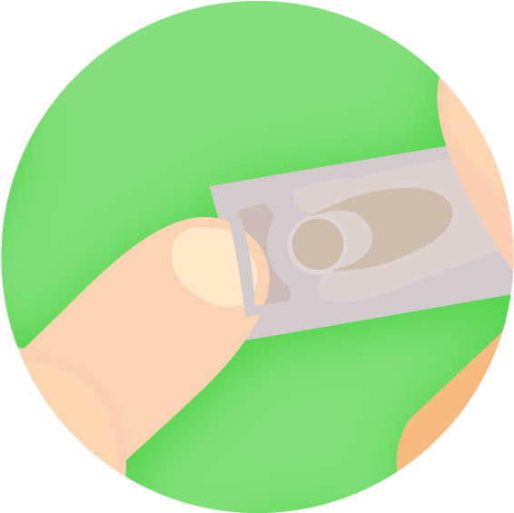 Use Safety Spyhole So You Can See What You're Cutting - No Nail Cut Cartoon (600x600)