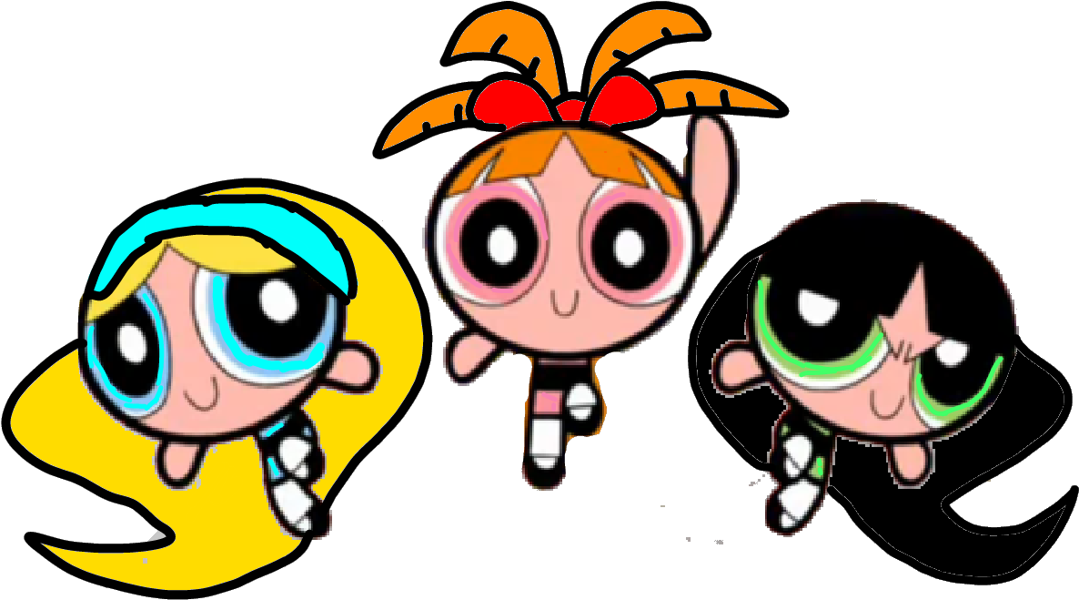 Image Powerplus Girls Ending Heartspng Powerpuff Base - Once Again The Day Is Saved (1280x752)