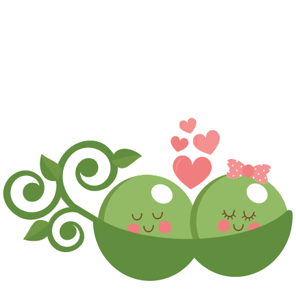 Peas In Love Svg Scrapbook Cut File Cute Clipart Files - Peas In Love Svg Scrapbook Cut File Cute Clipart Files (432x432)