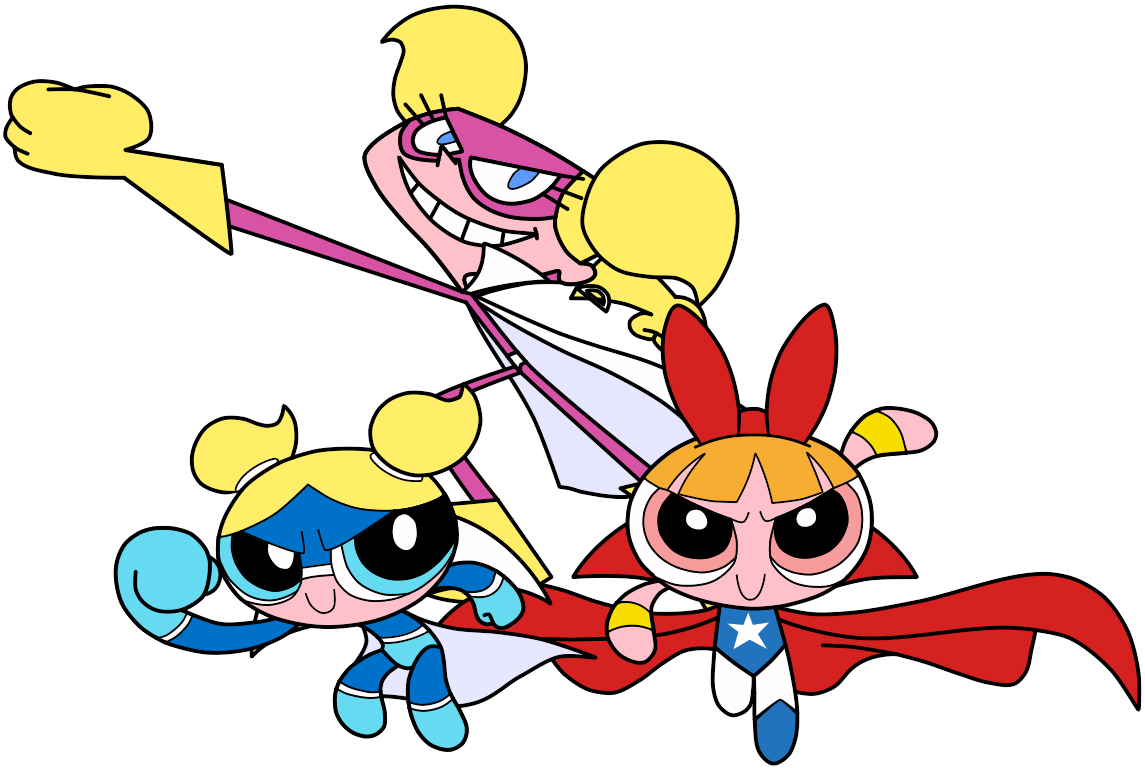 Deedee Bubbles Blossom Superhero Crossover - Powerpuff Girl Super Hero (1145x768)