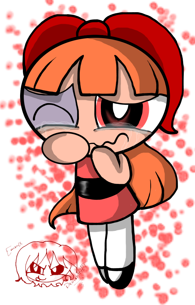 Sad Blossom By Meimeix - Powerpuff Girls Blossom Sad (640x1000)