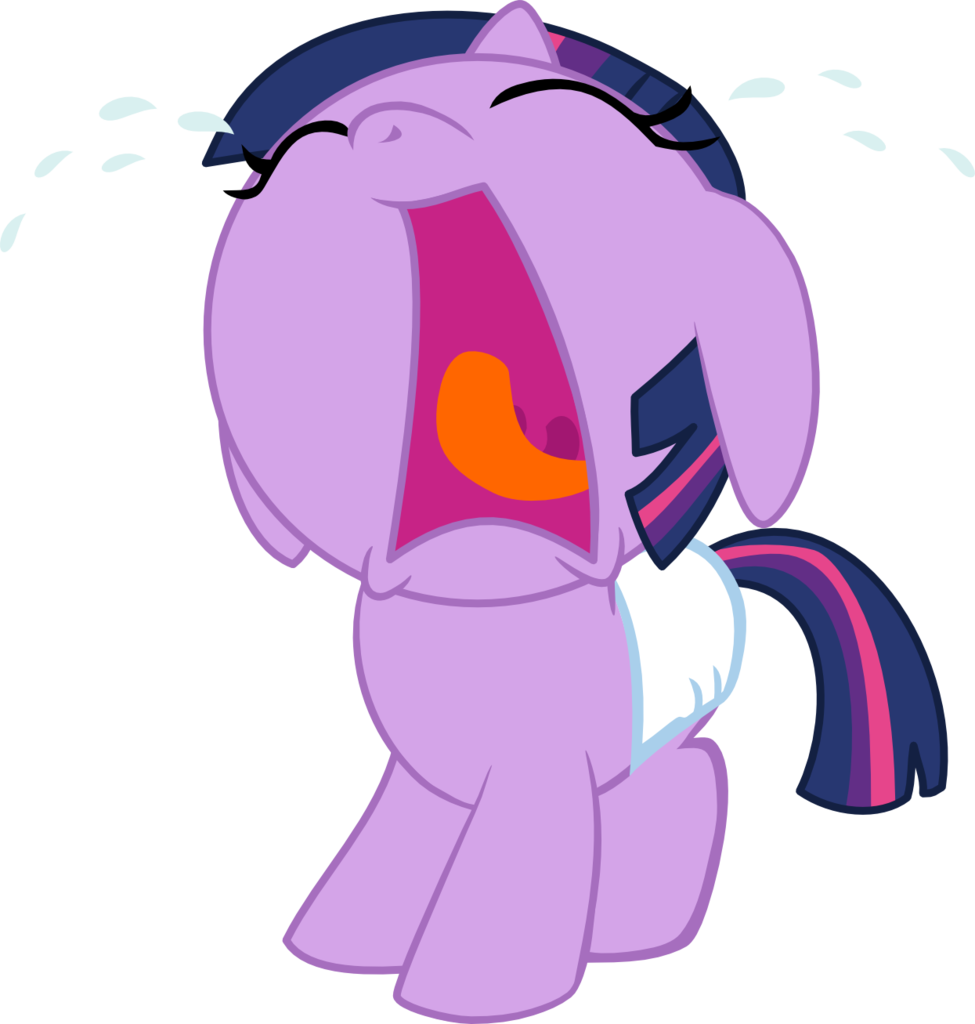 Mighty355, Baby, Baby Pony, Base, Crying, Cute, Diaper, - Pony Twilight Sparkle Baby (975x1024)