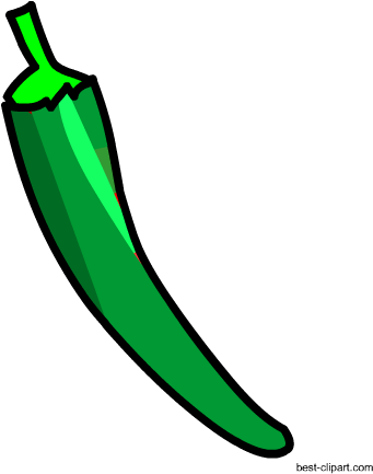Green Chili Free Clip Art - Clip Art (450x450)